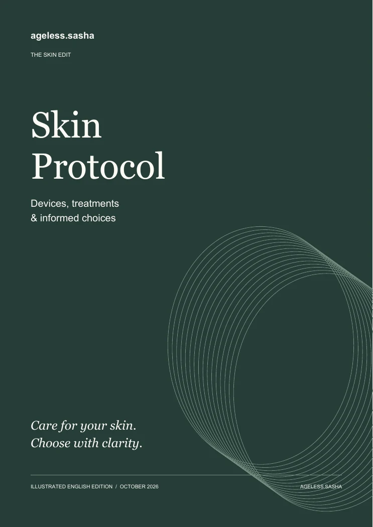 Skin Protocol by ageless.sasha: Devices, treatments and informed choices